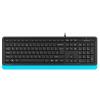 A4Tech FSTYLER FK10 Orange USB (niskoprofilowa, czarny-pomaranczowy)