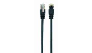 Gembird (0.5m) FTP cat. 5e RJ45 Kabel sieciowy (Patchcord) (czarny) [PP22-0.5M/BK]