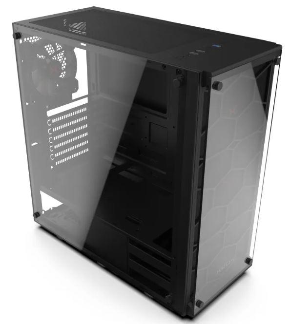 Krux Leda bez RGB (szkło hartowane) (2xUSB 2.0, 1xUSB 3.2 Gen1) (3x2.5, 2x3.5/2.5) [KRX0007]