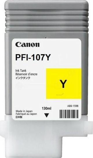 PFI-107Y (6708B001)  - oryginalny atrament (yellow) (Canon imagePROGRAF iPF670, iPF670 MFP L24, iPF670 MFP L24e, iPF670 MFP L24ei, iPF680, iPF685, iPF770, iPF770 MFP L36, iPF770 MFP L36e)