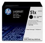Q7551XD (51X) - czarny, oryginalny toner drukujący HP, 24000 stron (HP laserjet P3005, P3005d, P3005dn, P3005n, P3005x, M3027, M3027mfp, M3027x mfp, M3035, M3035mfp, M3035xs mfp)