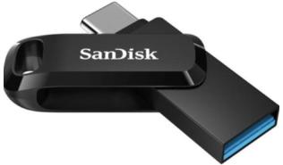 SanDisk Ultra Dual Drive Go 32GB USB 3.0/USB-C (150MB/s) (czarny) [SDDDC3-032G-G46]
