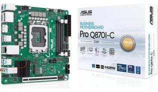 Asus PRO Q870I-C-CSM [S1851, 2xDDR5 do 6400MHz, (HDMI 2.1, 2xDP 1.4) (1xM.2, 1xPCIe 5.0 x16), mini-ITX]