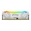 DDR5 16GB 6400 MHz Kingston Fury Renegade White RGB CL32 1.4V [KF564C32RWA-16]