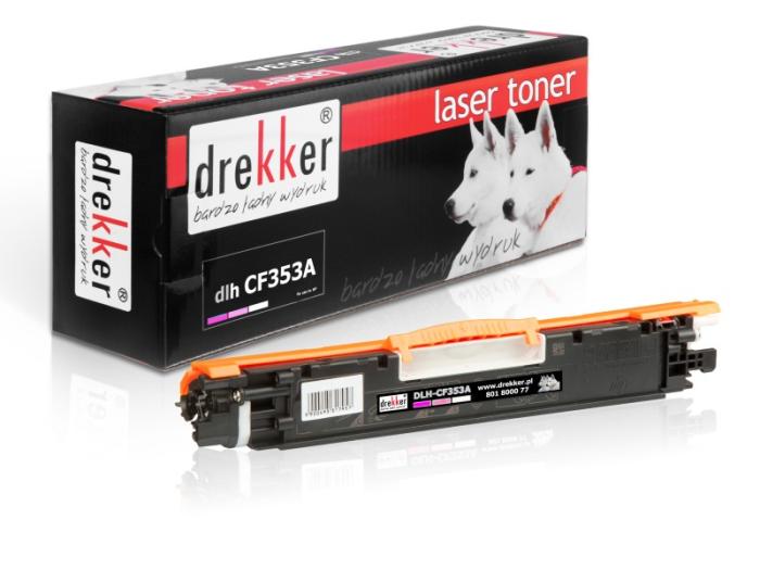 DLH-CF353A (130A) - magenta, toner Drekker, 1000 stron (zamiennik CF353A) (HP Color LaserJet Pro M176n, M177fw)