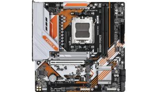 Gigabyte B850M FORCE (AMD B850) [AM5, 2xDDR5 do 9600MHz, (HDMI 2.1, DP 1.4) (3xM.2, 1xPCIe 4.0 x16, 1xPCIe 4.0 x16 (x4), micro ATX]