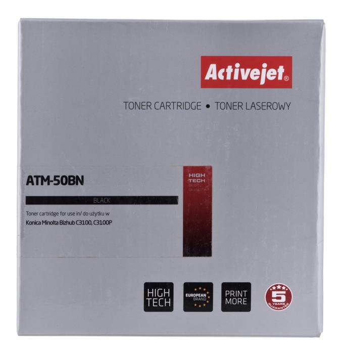 ATM-50BN - toner Activejet ATM-50BN (zamiennik Konica Minolta TNP50K; Supreme; 6000 stron; czarny) (Konica Minolta Bizhub C3100P)