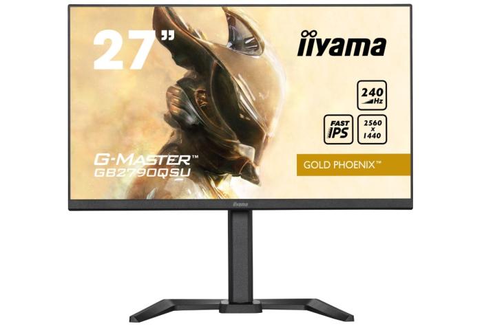 27’’ Iiyama G-Master GB2790QSU-B5 (IPS LED, 2560x1440, 400, 1ms, 240Hz) (HDMI, DP, 2xUSB 3.2, Audio) czarny, pivot, głośniki