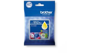 LC552XLY - yellow, oryginalny wkład z atramentem Brother, 25 ml, 1500 stron (Brother MFC-J3660DW, MFC-J3960DW)