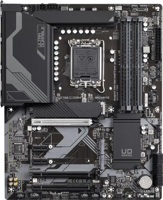 Gigabyte Z790 D DDR4 (Intel Z790) [S1700, 4xDDR4 do 5333MHz, (HDMI 2.0) (3xM.2, 1xPCIe 5.0 x16, 1xPCIe 4.0 x4, 3xPCIe 3.0 x1), ATX]