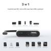 Unitek R1008A USB-C Hub (1xUSB 2.0, czytnik SD, microSD)