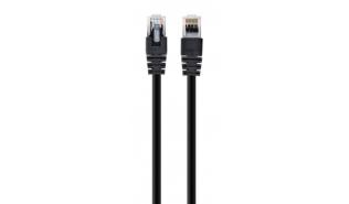 Gembird (1.0m) Kabel sieciowy (Patchcord) UTP cat. 6 RJ45 (czarny) [PP6U-1M/BK]