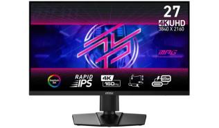 (27) MSI MPG 274URF QD (IPS LED, 3840x2160, 400, 0.5ms, 145%sRGB, HDR400, 160Hz) (2xHDMI 2.1, DP 1.4, USB-C z DP, USB-B, 2xUSB-A 2.0, Audio) pivot, czarny