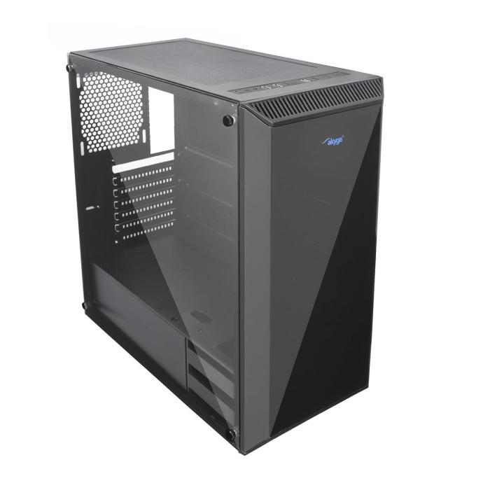 Akyga AKY015BK 1xUSB3.0 2xUSB2.0 okno plexi czarna (2xUSB 2.0, 1xUSB 3.0) (2x2.5, 2x3.5)