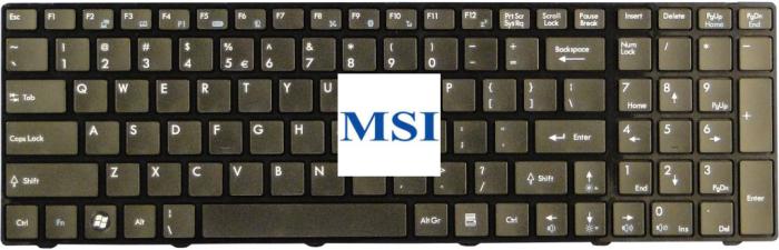 Klawiatura do notebooka MSI CR650 MS-16GN