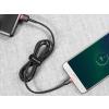 Baseus kabel szybkiego ładowania i transmisji (Quick Charge 3.0 2.4A) USB micro (M) / USB (M) (1.0 m) (czarno-czerwony) [CAMKLF-B91]