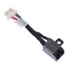 Gniazdo zasilania z kablem do wtyczki 4.5x3.0mm do notebooków Dell Inspiron 11 3000 3162 3164 3168 3169 3179 P24T P25T / 6Pin dł. 45mm [OGDV3X]