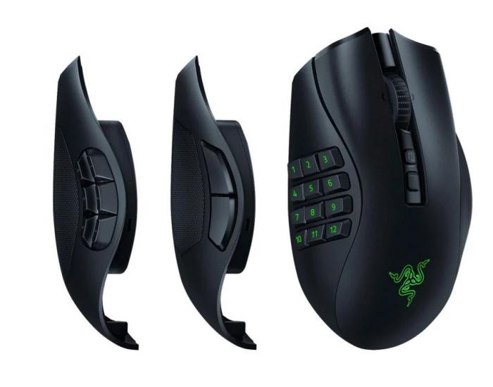 Razer Naga V2 Pro Wireless/Bluetooth 30000dpi 70G (optyczna, USB, 1, 20) [RZ01-04400100-R3G1]