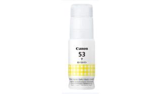Canon GI-53Y [4690C001] - yellow, oryginalny wkład z atramentem Canon, 60ml, 8000 stron (Canon PIXMA G540, G550, G650)