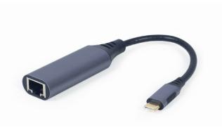 Gembird karta sieciowa GigabitEthernet 10/100/1000 na USB-C [A-USB3C-LAN-01]