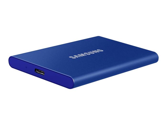 Samsung Portable T7 2TB SSD USB-C Gen2 (1050/1000MB/s) (niebieski) [MU-PC2T0H/WW]