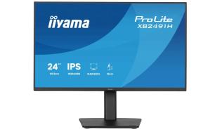 (24) 23.8 Iiyama ProLite XB2491H-B1 (IPS, 1920x1080, 350, 1ms, 120z) (1xHDMI 1.4, 1xDP 1.2), czarny