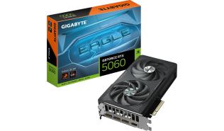GeForce RTX5060 Gigabyte 8GB GDDR7 Eagle OC [GV-N5060EAGLE OC-8GD] (1xHDMI 2.1b, 3xDP 2.1b) (128-bit, PCIe 5.0)