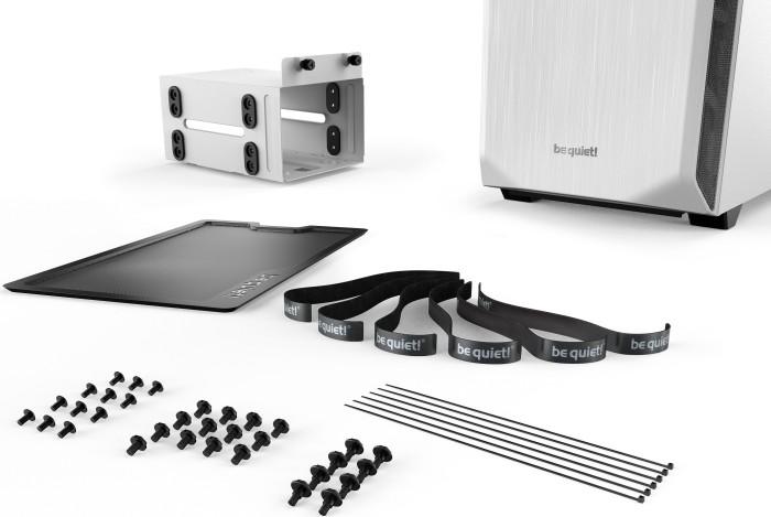 be quiet! Pure Base 500 Window White ATX Midi z oknem (szkło hartowane) (2xUSB 3.2 Gen1) (5x2.5, 2x3.5/2.5) [BGW35]