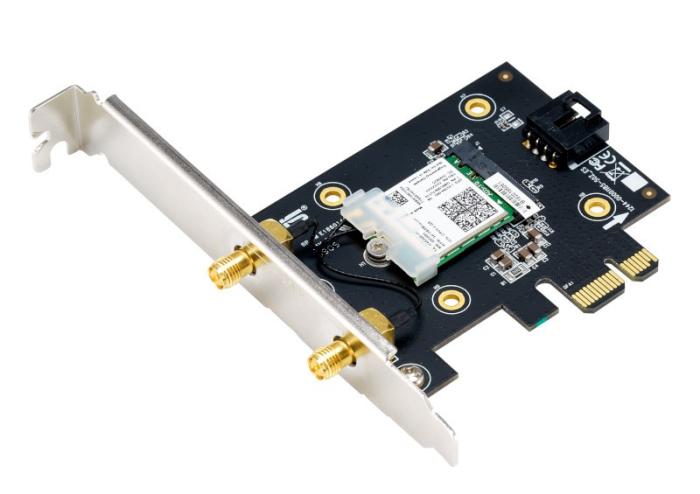Asus Wireless Dual-Band 802.11n/ac/ax PCI-E Card BT5.0 [PCE-AX3000]