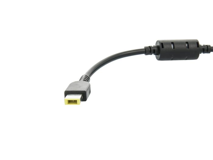 Wtyk z kablem do notebooków Lenovo Yoga 135W (wtyk prostokątny) [DC-LEN20675Y]