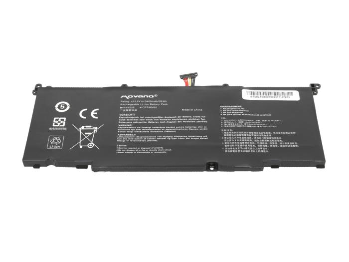 Movano bateria Asus FX502, ROG Strix GL502VY GL502VT 15.2V, 3400mAh (52Wh) 4 ogniwa [BT/AS-FX502]