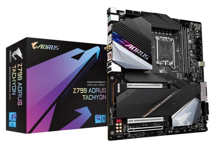 Gigabyte Z790 AORUS TACHYON (Intel Z790) [S1700, 4xDDR5 do 8333MHz, (HDMI 2.0) (4xM.2, 1xPCIe 5.0 x16, 1xPCIe 5.0 x8, 1xPCIe 3.0 x4), WiFi 6E, ATX]