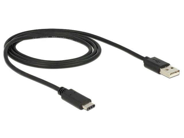 Delock Kabel USB 2.0 Type-C / USB 2.0 typ-A (1m) [83600]