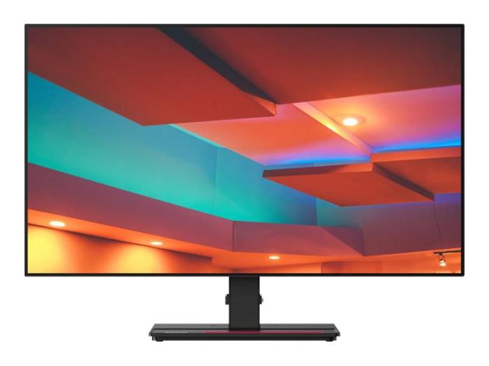 27’’ Lenovo ThinkVision P27h-20 (IPS WLED, 2560x1440, 350, 4ms, 99% sRGB, 60Hz) (HDMI, DP, 4xUSB-C 3.1) głośniki, pivot, czarny [61E9GAT6EU]