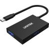 Unitek H1302A USB-C Hub (2xUSB-A 3.1 Gen2 10Gb, 2xUSB-C 10Gb) (12 cm)