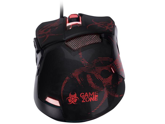 Tracer Gamezone Mortar 2400dpi (podświetlana) 2400dpi (optyczna, USB, 1, 6)