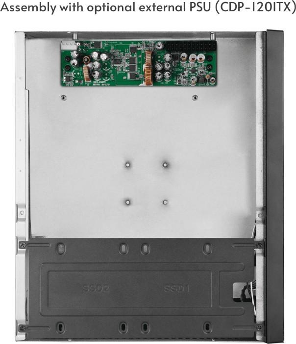 Chieftec IX-06B-120W (120W) (2xUSB 3.2 Gen1) (2x2.5)