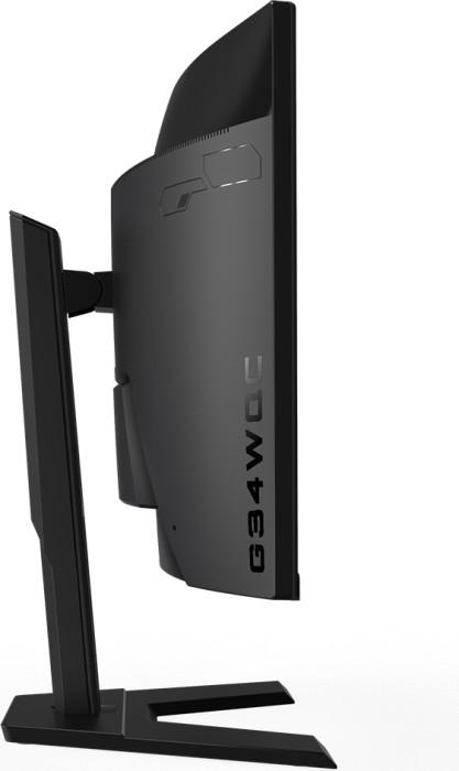 34’’ Gigabyte G34WQC (VA 4K zakrzywiony 1500R, 3440x1440, 350, 1ms, 120% sRGB, HDR 400, 144Hz) (2xHDMI 2.0, 2xDP 1.4) głośniki, czarny