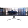 49’’ AOC PD49 (VA LED zakrzywiony, 5120x1440, 1000, 0.03ms, 99% sRGB, HDR10, 240Hz) (2xHDMI 2.1, 2xDP 1.4, USB-C/DP PD 90W, 3xUSB-A 3.2) głośniki (2x15W) , czarny