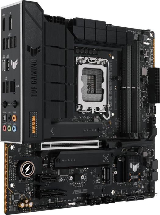 Asus TUF GAMING B760M-PLUS WIFI II (Intel B760) [S1700, 4xDDR5 do 7800MHz, (HDMI 2.1, DP 1.4) (3xM.2, 1xPCIE 5.0 x16, 1xPCIe 4.0 x4, 1xPCIe 3.0 x1), WiFi 6E, BT 5.3, micro ATX]
