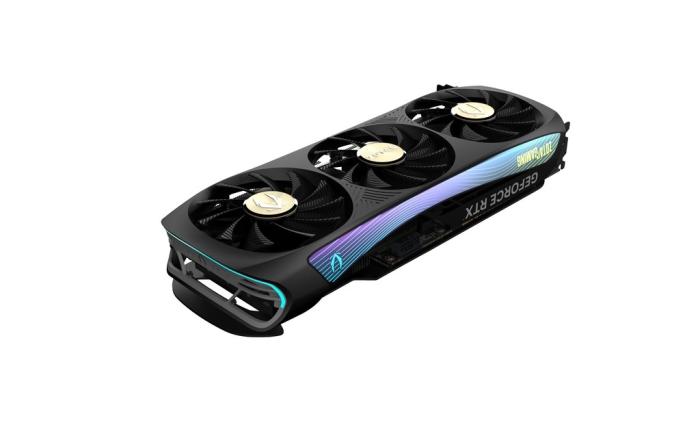 GeForce PCI-E RTX4070 Zotac 12GB GDDR6X AMP Airo [ZT-D40700F-10P]  (1xHDMI 2.1a, 3xDP 1.4a) (192-bit, PCI-E 4.0)