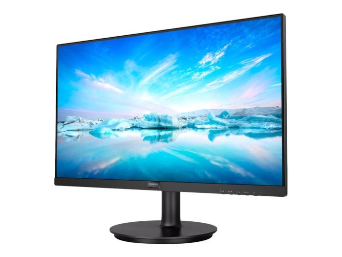22’’ Philips 222V8LA/00 (VA LED, 1920x1080, 250, 4ms, 100% sRGB, 75Hz) (VGA, HDMI 1.4, DP 1.2) głośniki, czarny