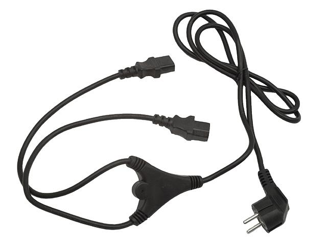 Gembird Kabel zasilający podwójny 1.8 m (2 zasilacze) [PC-186-ML6]