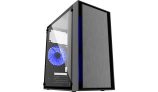 Gembird Fornax 960R Blue (czarny) (akryl) (2x USB 3.0) (1x2.5, 2x2.5/3.5, 1x3.5, 1x5.25) [CCC-FORNAX-960B]