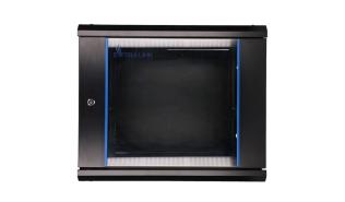 Extralink szafa rack wisząca 9U 600x600 drzwi przeszklone (czarny) [EX.3968-9U]