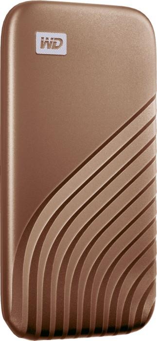 WD MY Passport SSD 500GB USB-C 3.2 Gen1 (złoty) (1050/1000MB/s) [WDBAGF5000AGD-WESN]