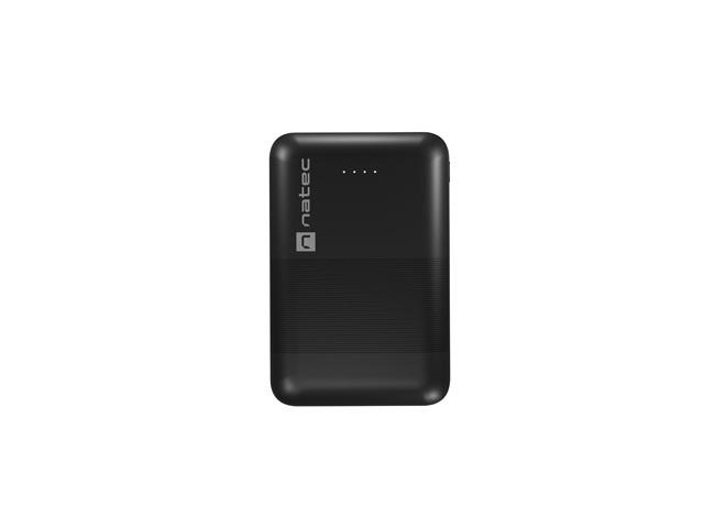 Power Bank Natec Trevi Compact 10000mAh 2xUSB-A, 1xUSB-C (czarny) [NPB-1941]