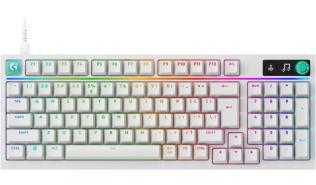 Logitech G316 X 98 White USB-A/USB-C (mechaniczna, podświetlana RGB) [920-014231]