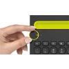 Logitech Wireless K480 Black/Yellow (membranowa, niskoprofilowa) (czarny) [920-006366]