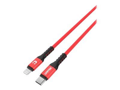Unitek Kabel USB-C Type-C (M) / Lighting MFI (1.0 m) [C14060RD]